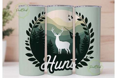 Hunt 20oz Tumbler Design Sublimation PixelChick 