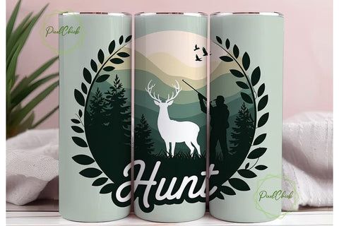 Hunt 20oz Tumbler Design Sublimation PixelChick 
