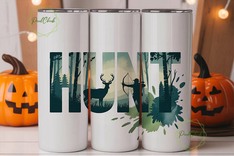 Hunt 20oz Tumbler Design Sublimation PixelChick 