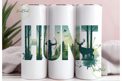 Hunt 20oz Tumbler Design Sublimation PixelChick 