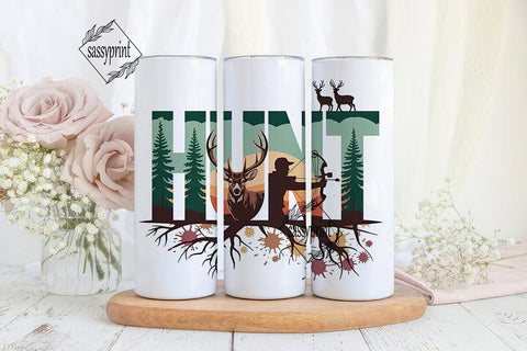 Hunt 20oz Tumbler Wrap Sublimation sassyprint 