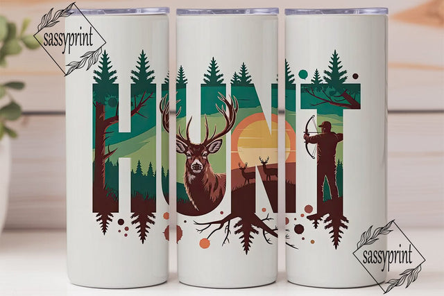 Hunt 20oz Tumbler Wrap Sublimation sassyprint 