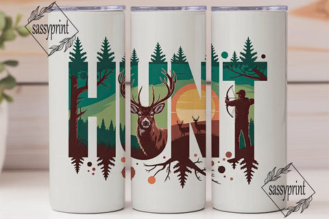 Hunt 20oz Tumbler Wrap Sublimation sassyprint 