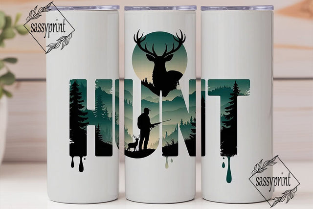 Hunt 20oz Tumbler Wrap Sublimation sassyprint 