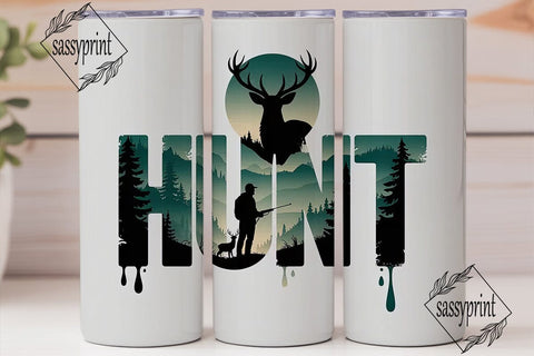 Hunt 20oz Tumbler Wrap Sublimation sassyprint 