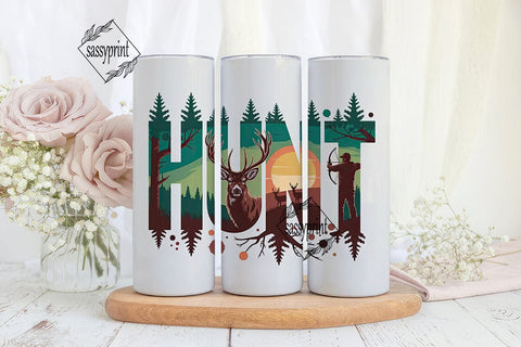 Hunt 20oz Tumbler Wrap Sublimation sassyprint 