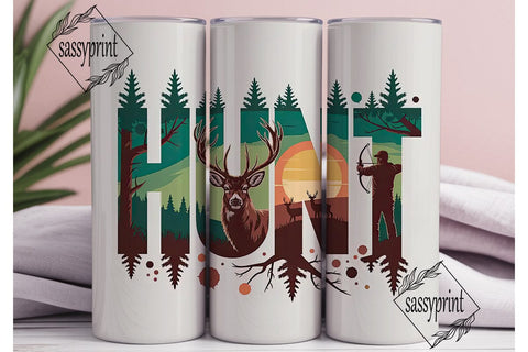 Hunt 20oz Tumbler Wrap Sublimation sassyprint 