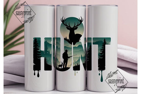 Hunt 20oz Tumbler Wrap Sublimation sassyprint 