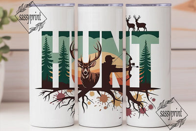 Hunt 20oz Tumbler Wrap Sublimation sassyprint 