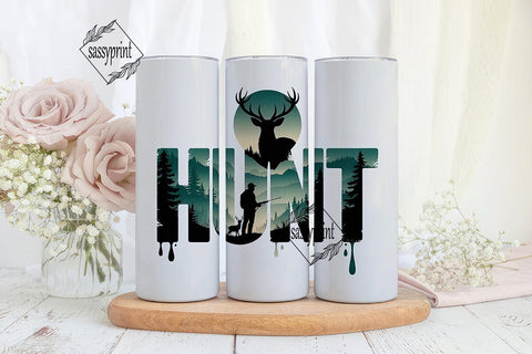 Hunt 20oz Tumbler Wrap Sublimation sassyprint 