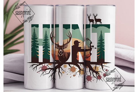 Hunt 20oz Tumbler Wrap Sublimation sassyprint 