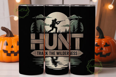 Hunt Track The Wilderness 20oz Tumbler Sublimation PixelChick 