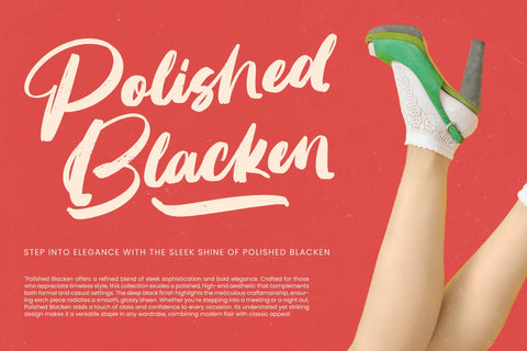 Huntail Peach - Bold Brush Font Font Letterena Studios 