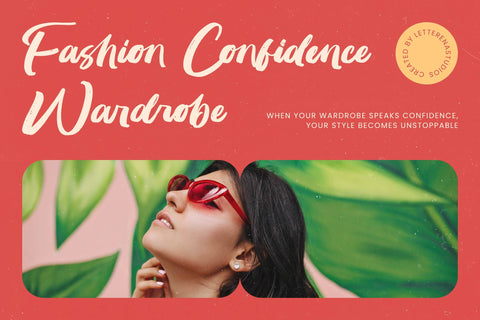 Huntail Peach - Bold Brush Font Font Letterena Studios 