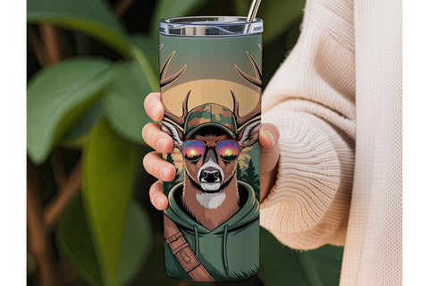 Hunter Buck 20oz Tumbler Wrap Sublimation DesignSVG 