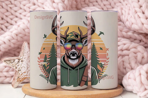 Hunter Buck 20oz Tumbler Wrap Sublimation DesignSVG 