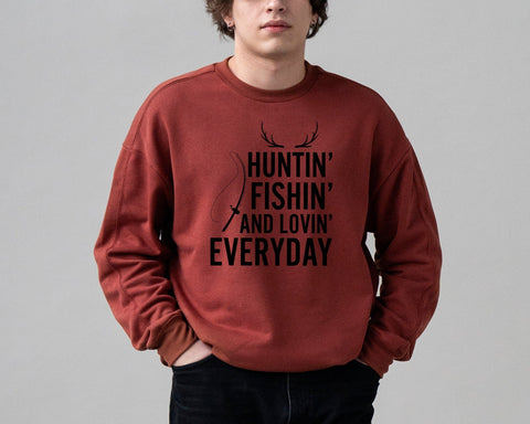Huntin Fishin and Lovin Everyday Hunting Fishing svg files for cricut silhouette and all other machines SVG DesignDestine 
