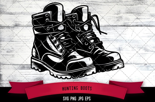 Hunting Boots SVG, Hunters SVG SVG Loveleen Kaur 