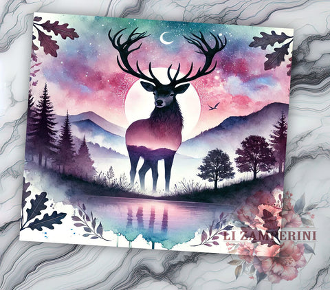 Hunting Camo Wildlife Outdoor Tumbler Wrap, Hunting Tumbler, 20oz Tumbler Wrap, Outdoor Drinkware, Sublimation Tumbler, Hunting Gifts, Camo Tumbler Design, Wildlife Tumbler Sublimation Li Zamperini 