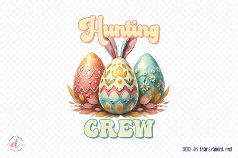 Hunting Crew | Easter Sublimation Design Sublimation CraftLabSVG 