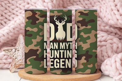 Hunting Dad 20oz Tumbler Wrap Sublimation DesignSVG 