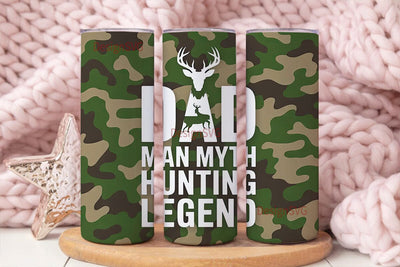 Hunting Dad 20oz Tumbler Wrap Sublimation DesignSVG 