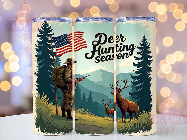 Hunting Dad, Deer Hunting, Tumbler Wrap, Sublimation PNG, Father's Day Gifts, Outdoor Decor, Digital Download Sublimation SvggirlplusArt 