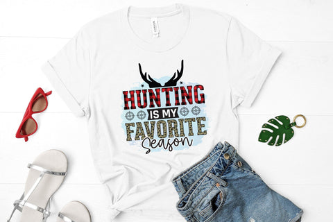 Hunting is My Favorite Season PNG Sublimation Sublimation CraftLabSVG 