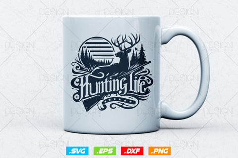 Hunting Life Svg Png, Fathers Day svg, Deer Hunting Svg, Hunting Gifts, Hunting Season, WildLife Svg, Deer Head Svg, Svg Files For Cricut SVG DesignDestine 
