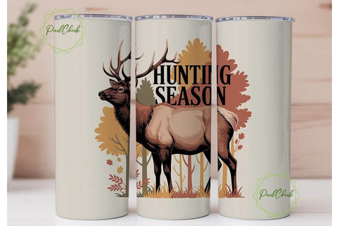 Hunting Season 20oz Tumbler Design Sublimation PixelChick 