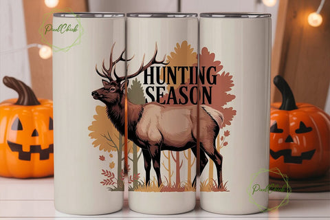 Hunting Season 20oz Tumbler Design Sublimation PixelChick 