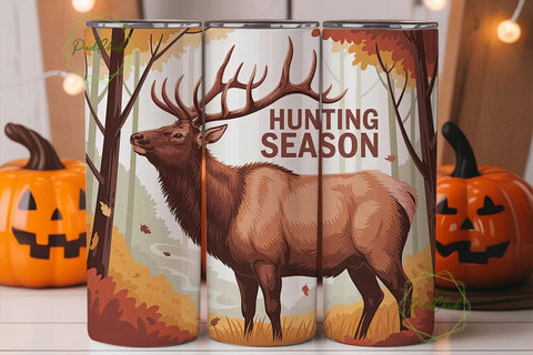 Hunting Season 20oz Tumbler Design Sublimation PixelChick 