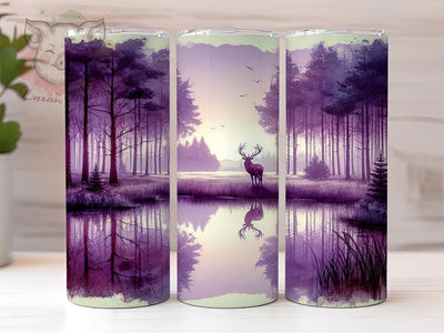 Hunting Season 20oz Tumbler Png, Straight & Tapered Tumbler Png, Deer Nature Tumbler Png, Digital Download PNG Sublimation Lara' s Designs 