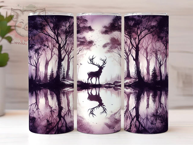 Hunting Season 20oz Tumbler Png, Straight & Tapered Tumbler Png, Deer Nature Tumbler Png, Digital Download PNG Sublimation Lara' s Designs 