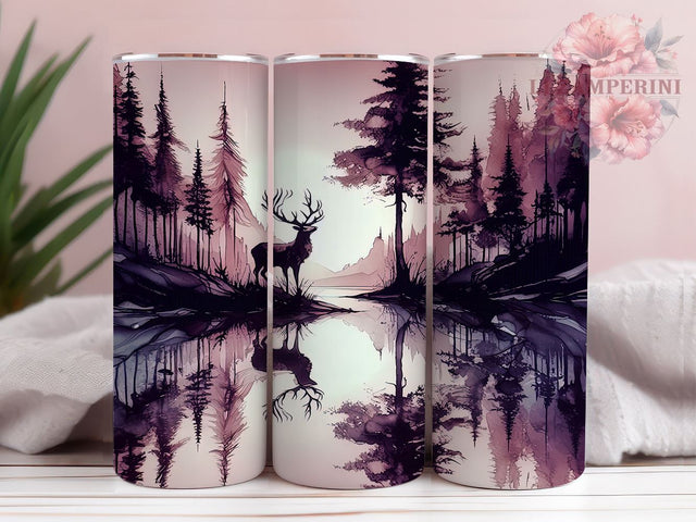 Hunting Season 20oz Tumbler Wrap PNG, Deer Nature Sublimation Tumbler Png, Straight & Tapered Tumbler Wrap, Instant Digital Download Sublimation Li Zamperini 
