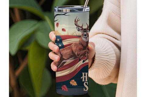 Hunting Season 20oz Tumbler Wrap Sublimation DesignSVG 