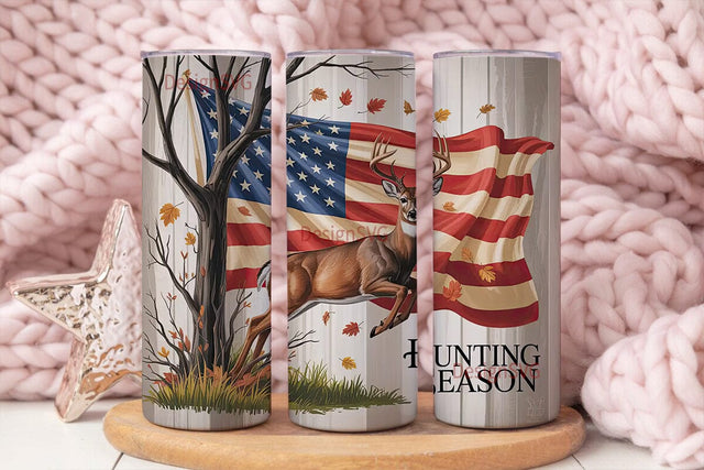 Hunting Season 20oz Tumbler Wrap Sublimation DesignSVG 