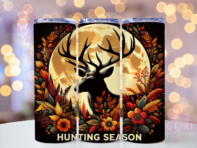 Hunting Season, Deer Hunting, Fishing Tumbler, 20oz Tumbler, Sublimation Design, Outdoor Enthusiast, Gift for Hunters Sublimation SvggirlplusArt 