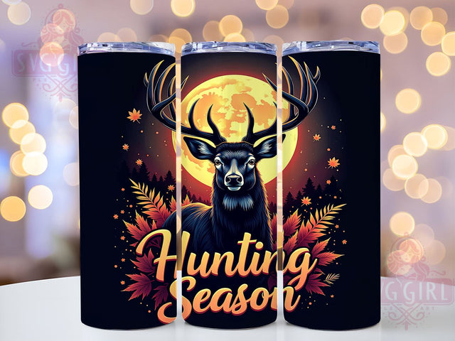 Hunting Season, Deer Hunting, Fishing Tumbler, 20oz Tumbler, Sublimation Design, Outdoor Enthusiast, Gift for Hunters Sublimation SvggirlplusArt 