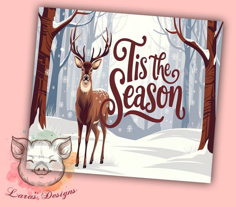 Hunting Tumbler, Deer Hunting Gift, Outdoor Decor, Sublimation Wrap, Seasonal Drinkware, Hunting Season, Wildlife Mug Sublimation Lara' s Designs 