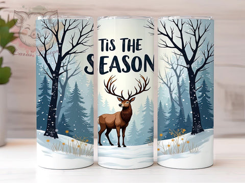 Hunting Tumbler, Deer Hunting Gift, Outdoor Decor, Sublimation Wrap, Seasonal Drinkware, Hunting Season, Wildlife Mug Sublimation Lara' s Designs 