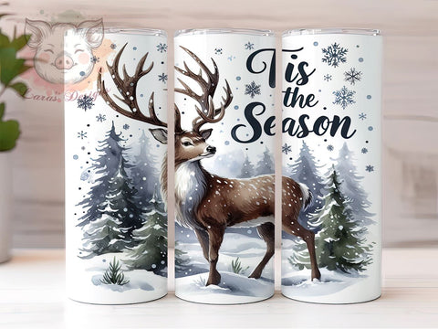 Hunting Tumbler, Deer Hunting Gift, Outdoor Decor, Sublimation Wrap, Seasonal Drinkware, Hunting Season, Wildlife Mug Sublimation Lara' s Designs 