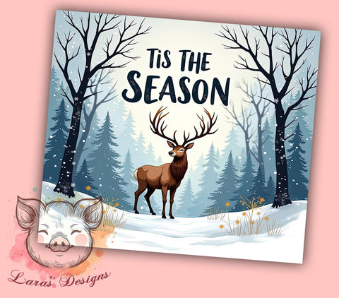 Hunting Tumbler, Deer Hunting Gift, Outdoor Decor, Sublimation Wrap, Seasonal Drinkware, Hunting Season, Wildlife Mug Sublimation Lara' s Designs 