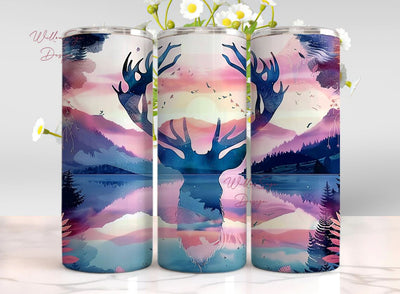 Hunting Tumbler Wrap 20 Oz Tumbler Sublimation Design Sublimation WillowSageDesign 