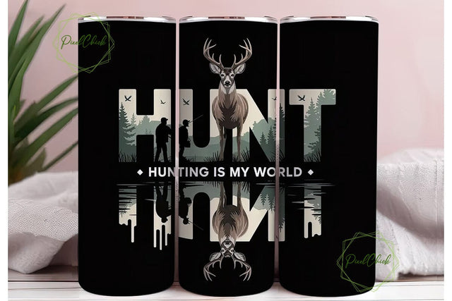 Hunting Tumbler Wrap 20oz Sublimation PixelChick 
