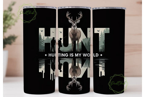 Hunting Tumbler Wrap 20oz Sublimation PixelChick 