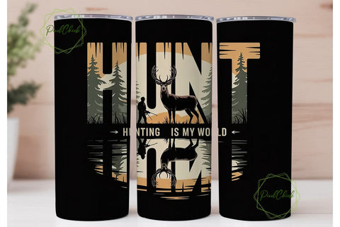 Hunting Tumbler Wrap 20oz Sublimation PixelChick 