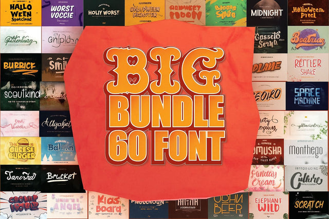 Hurry Up !!! BIG BUNDLE 60 FONT IS UP!! Font nearzz 