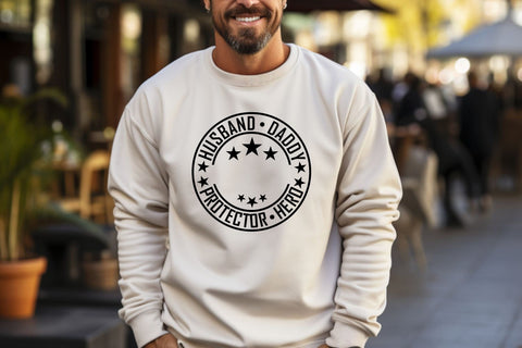 Husband Daddy Protector Hero SVG | Father's Day SVG SVG TonisArtStudio 