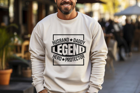 Husband Daddy Protector Hero SVG | Father's Day SVG SVG TonisArtStudio 